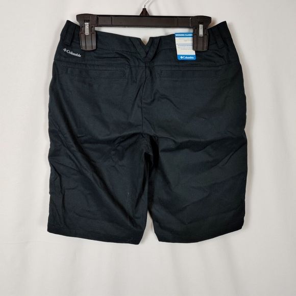 NWT Women’s Size 6 Columbia Kenzie Cove Black Bermuda Shorts 11" Inseam.Waist 1 - Picture 7 of 9